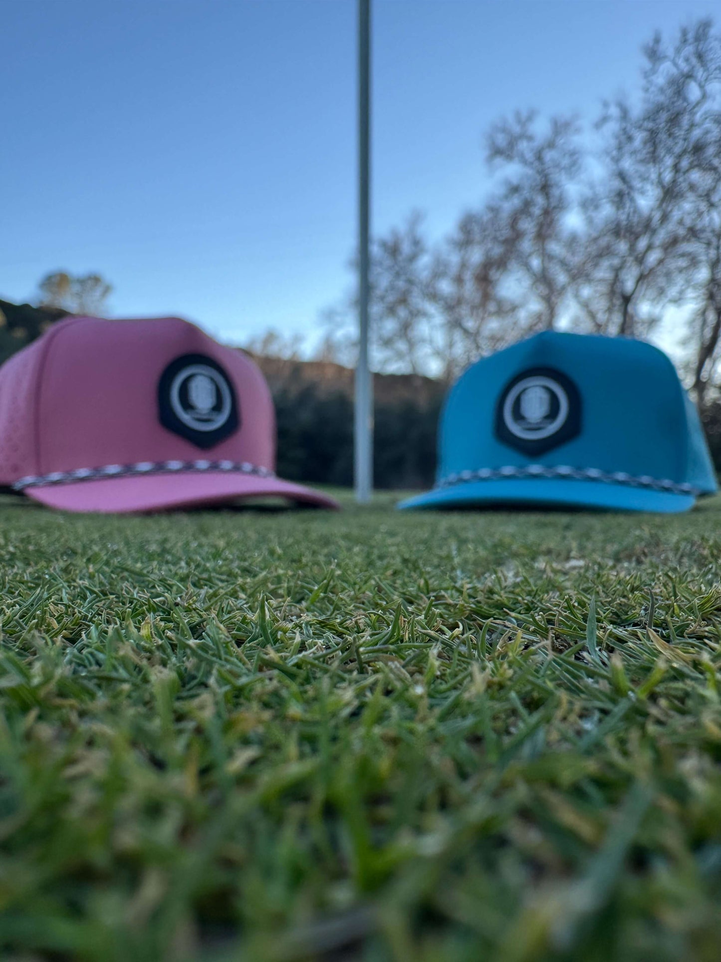 5 Panel Golf Hat- Pink
