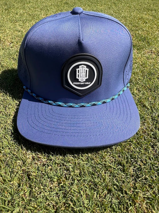 5 Panel Golf Hat- OG EDG Jean Blue