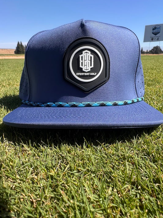 5 Panel Golf Hat- OG EDG Jean Blue