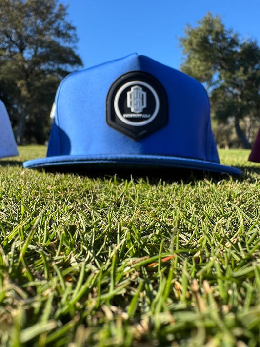 5-Panel Golf Hat- Bright Blue
