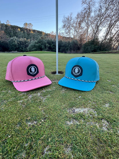 5 Panel Golf Hat- Teal