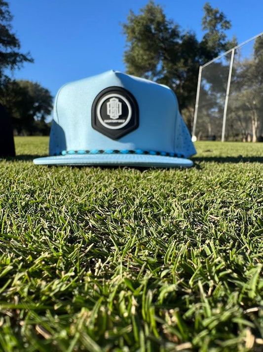 5-Panel Golf Hat- Light Blue