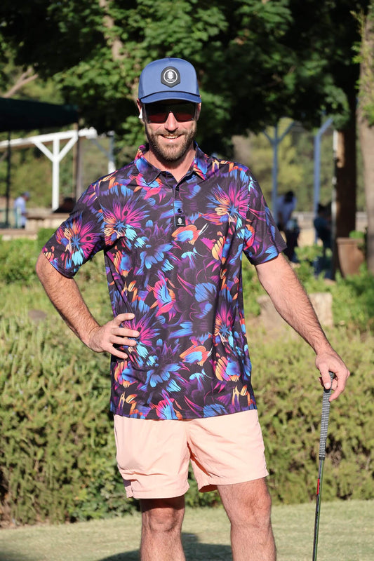 Colorful Strokes Men's Polo